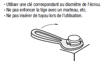 Clés de serrage pour écrous de roulement:Affichage d'image associés
