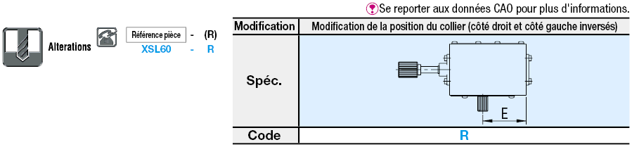 [Haute précision] Table en X - Queue d'aronde rectangulaire - Standard:Affichage d'image associés