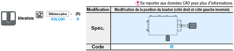 [Haute précision] Table en X - Queue d'aronde rectangulaire - Profil abaissé:Affichage d'image associés