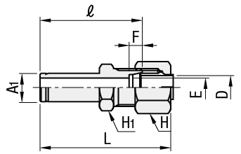 Raccords à bague d'ancrage pour tuyaux hydrauliques - Réducteur:Affichage d'image associés