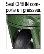 Roulettes moulées - Type pivotant:Affichage d'image associés
