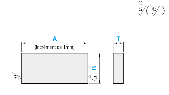 Barres métalliques plates:Affichage d'image associés