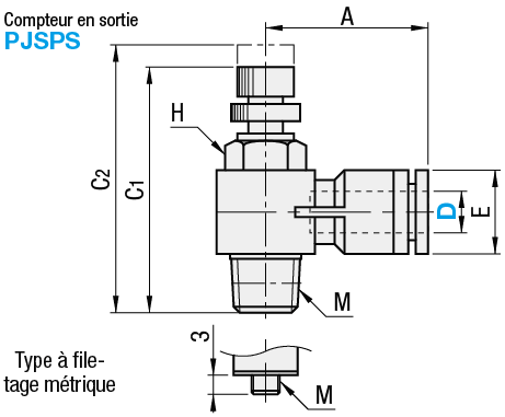 Vannes de régulation de débit - Coude à 90°:Affichage d'image associés