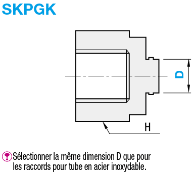 Raccords de tuyaux en acier inoxydable - Bouchon:Affichage d'image associés