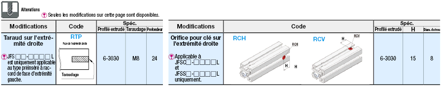 Profilés alu avec raccords intégrés/Raccord simple - Pour la série 6:Affichage d'image associés