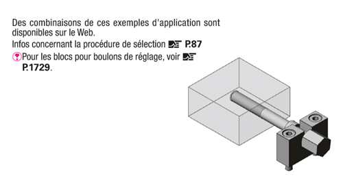 Boulons de réglage - Six pans creux, normal/précis:Affichage d'image associés