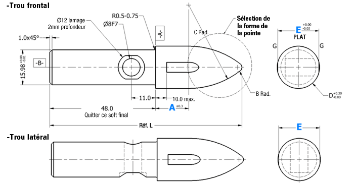 [NAAMS] Retractable Respot Pin ARE Large Head:Affichage d'image associés