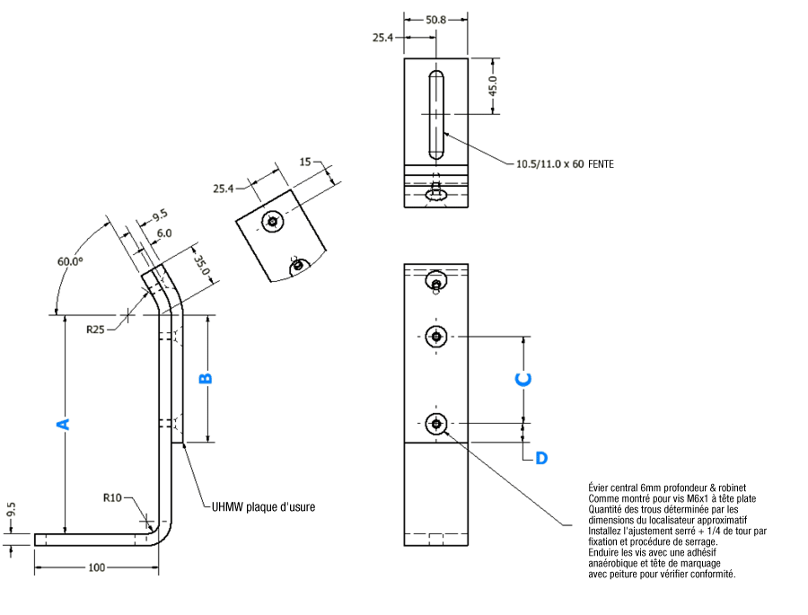 [NAAMS] Rough Locator L-Shape Inside with Resin Guide:Affichage d'image associés
