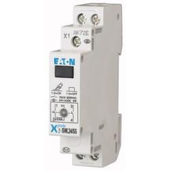 Interrupteur avec LED, 24AC / DC, 2 N / O, 16 A, Orange, 1HP