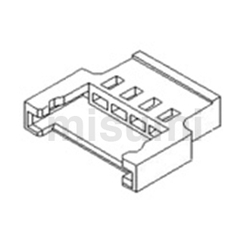 Boîtier de connecteurs fil à fil avec pas de 2.00 mm (51006)