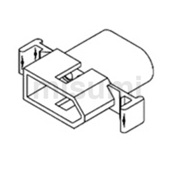 Boîtier de fiche mâle standard 0.093" (1396)