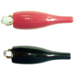 Jeu de pinces rouge et noire pour batterie