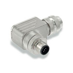 Connecteur d'angle mâle M12 en métal