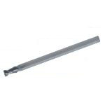 Fraise monobloc pour usinage de l'aluminium (longue tige) (sous cou) (avec rayon d'angle), type AL-SEES2-LS-R