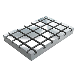 Plaques de base en fonte grise avec rainures en T (01126)