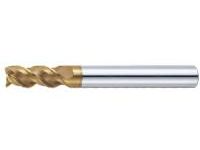 TSC series carbide multi-functional square end mill, 3-flute, 45° spiral / short model