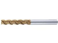 TSC series carbide multi-functional square end mill, 3-flute, 45° spiral / long model