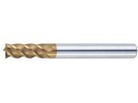 TSC series carbide multi-functional square end mill, 4-flute, 45° spiral / short model