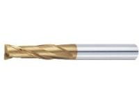 TSC series carbide square end mill, 2-flute / 3D Flute Length (regular) model