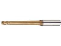 TSC series carbide radius end mill, 3-flute, 45° spiral, stub / tapered neck model