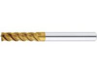 TSC series carbide roughing end mill, 45° spiral / fine pitch / long model