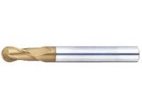 TSC Series Carbide Ball End Mill for Stainless Steel Machining, 2-Flute / Short Model