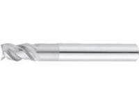 Carbide Square End Mill for Aluminum Machining, 3-Flute / Stub Model