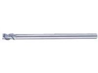 Carbide Square End Mill for Aluminum Machining, 3-Flute / Stub, Long Shank Model