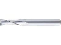 Carbide Square End Mill for Copper Electrode Machining, 2-Flute / Regular Model