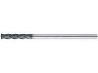 Diamond Coated Carbide Square End Mill for Graphite Machining, 4-Flute / Long Model