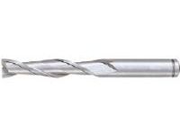 Powdered High-Speed Steel Square End Mill, 2-Flute, Long / Non-Coated Model