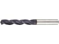 TiAlN Coated Carbide Drill for Cast Iron Machining, 3-Flute / Regular