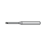 Fraise hémisphérique à long cou DHB pour électrode de cuivre / aluminium / plastique (pour nervure profonde)
