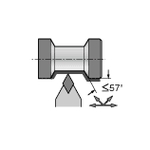 CORO-TURN RC, embout à tige pour pointes négatives