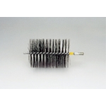 Brosse de nettoyage pour tuyau de cheminée avec filetage de vis