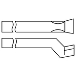 Embout HSS, modèle JIS64, modèle S520, finition rabotage