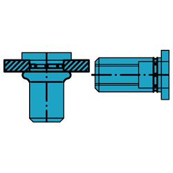 R-BRN / BRS PolyGrip acier inox. A2