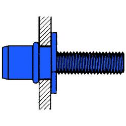 R-BRN / BRS goujons écrou en acier
