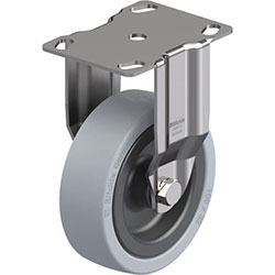 Roulette d’appareil fixe en acier inox, série BKPXA-VPA