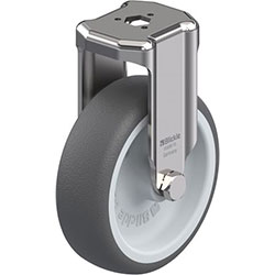 Roulette d’appareil fixe en acier inox, série BKRXA-PATH