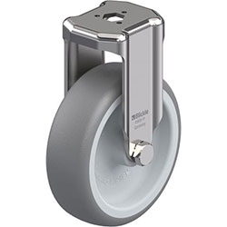 Roulette d’appareil fixe en acier inox, série BKRXA-TPA