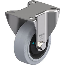 Roulette fixe en acier inox, version fortes charges, série BKX-POEV