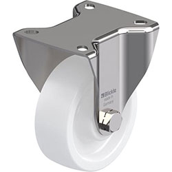 Roulette fixe en acier inox, version fortes charges, série BKX-SPO