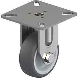 Roulette d’appareil fixe en acier inox, série BPXA-PATH