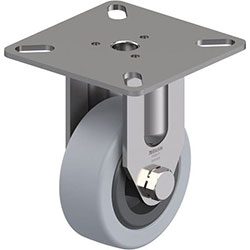 Roulette d’appareil fixe en acier inox, série BPXA-VPA
