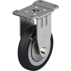 Roulette fixe en acier inox, série BPX-PGV