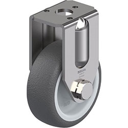 Roulette d’appareil fixe en acier inox, série BRXA-PATH
