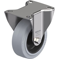 Roulette fixe en acier inox, série BX-POEV