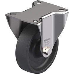 Roulette fixe en acier inox, série BX-POHI