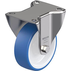 Roulette fixe en acier inox, série BX-POTHS